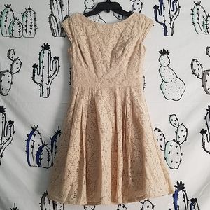 Cream Lace Dress